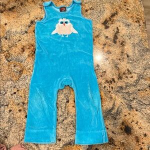 Blue Owl Baby Romper